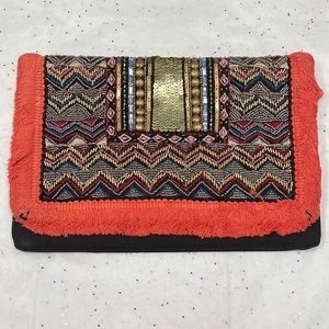 Boho style clutch